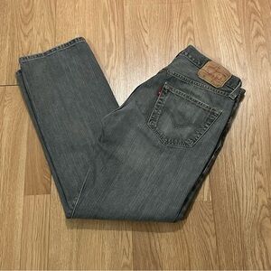 Levis 501 Men’s Gray 31x30 Straight Fit Jeans Button Fly Classic Western